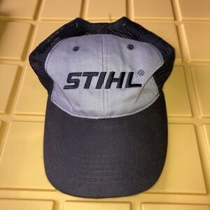 STIHL Gray And Black Mesh Back Cap / Hat